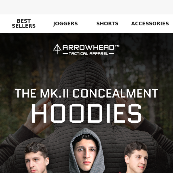 The Mk.II Concealment Hoodies