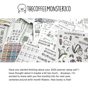 2023 Holiday Stickers (FINAL STOCK) – TheCoffeeMonsterzCo