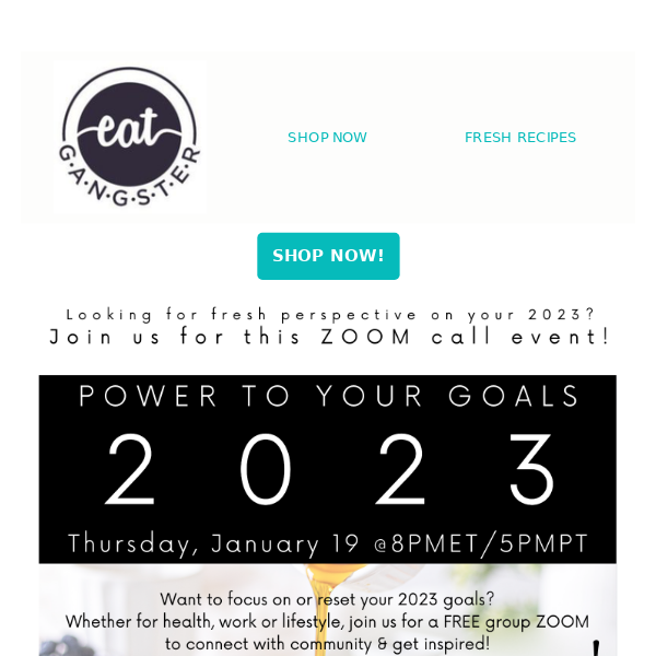 ONLINE COMMUNITY EVENT!  2023 Power to Your Goals