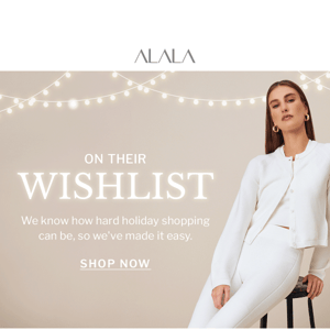 THE ALALA GIFT GUIDE IS HERE | Holiday 2022