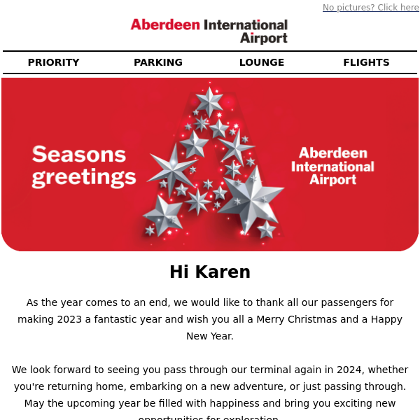 Season's greetings from Aberdeen Airport Aberdeen Airport 🎄✈️