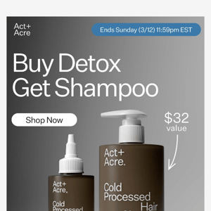 Buy Scalp Detox, Enjoy FREE Shampoo
