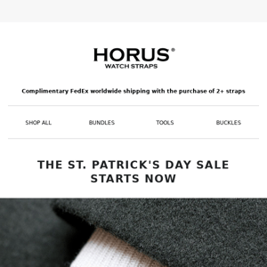 The St. Patrick's Day Sale
