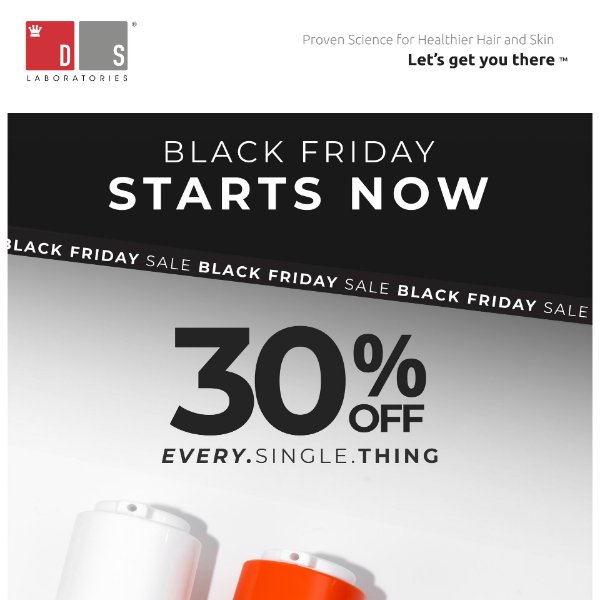 💥 Kickstart Your Black Friday: 30% OFF Everything