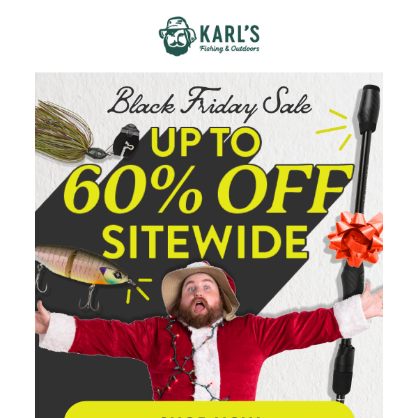 Up to 60% off EVERYTHING ☆ Black Friday is here! - Karls Bait