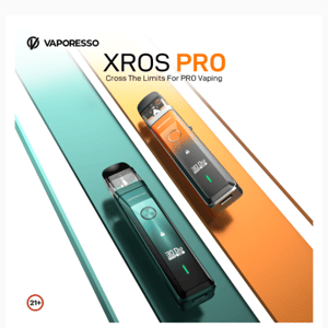 🤩Hot Debut! VAPORESSO XROS PRO NEW LAUNCH