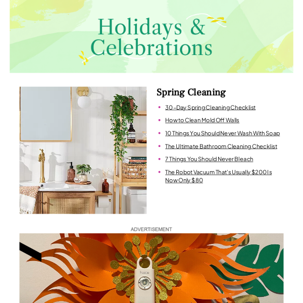 30-Day Spring Cleaning Checklist