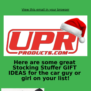 UPR Stocking Stuffers and MORE with FREE SHIPPING !