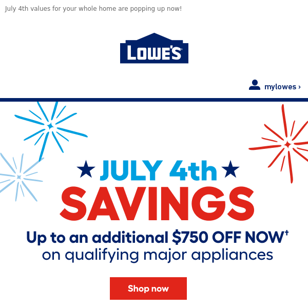 Cue the fireworks for these savings. 🎆