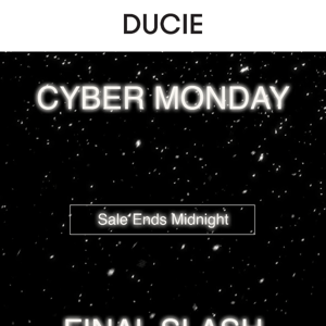 Cyber Monday | Up To 50% Off | Final Slash