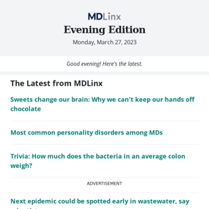 Sweets really do “blow your mind” | Flushing a potential epidemic alert