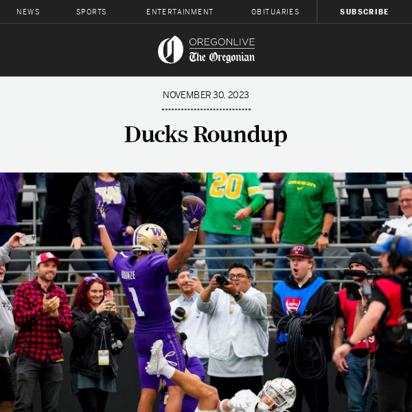 Oregon football let loss to Washington stew, improved since; will it be enough for Ducks to flip the script on Huskies?