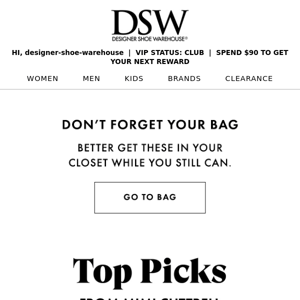 DSW’s spring faves.