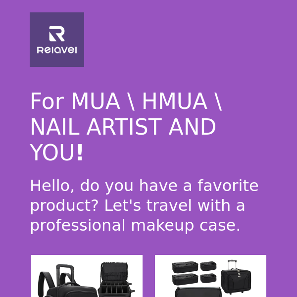 Professional Makeup Bag for Makeup Artists