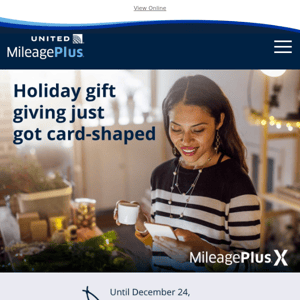 Earn double miles on select gift cards until 12/24