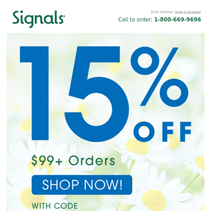 15% Off. 3 Days Only!