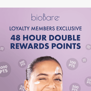 Get Double Points on All Purchases 👯‍♀️