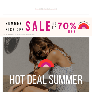 Hot Summer outfits up to 70% off🔥