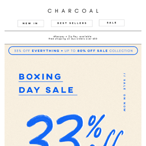 33% OFF EVERYTHING 🔥