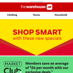 Shop smart with these new specials