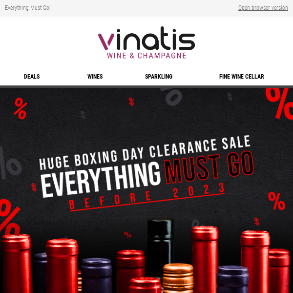 HUGE Vinatis Boxing Day Clearance Sale!