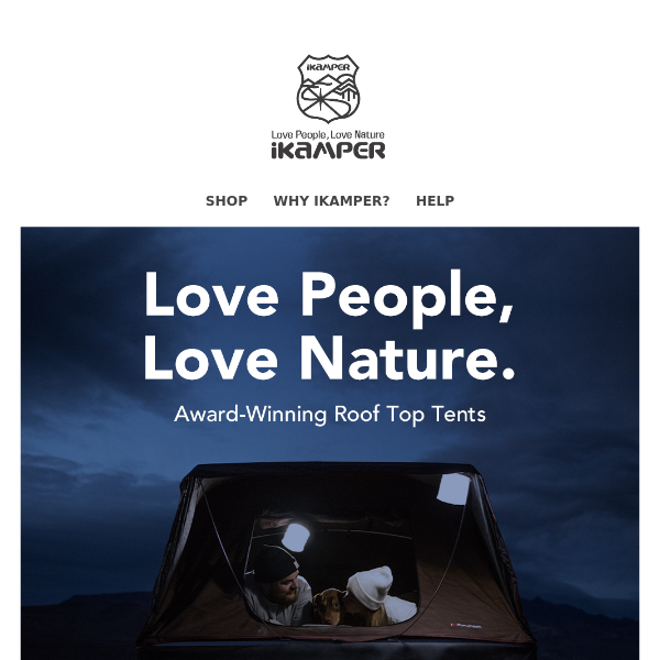 Experience our award-winning roof top tents: