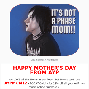 Happy Mother's Day From AYP