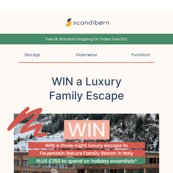 Win a luxury family escape...