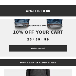 FINAL NOTICE: 10% Off Your Cart