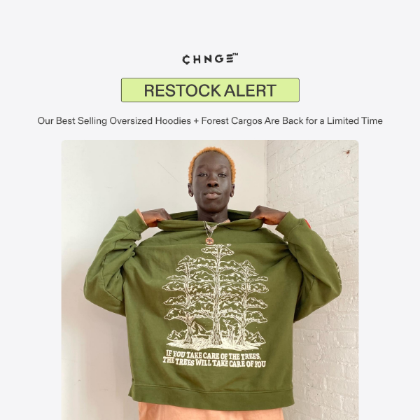 re: your favorite hoodie + cargos are back!!