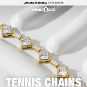 Coldest Tennis Chains in the game ❄️