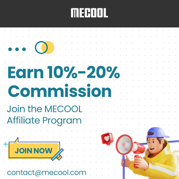 👉 Join the MECOOL Affiliate Program, Earn 10%-20% Commission