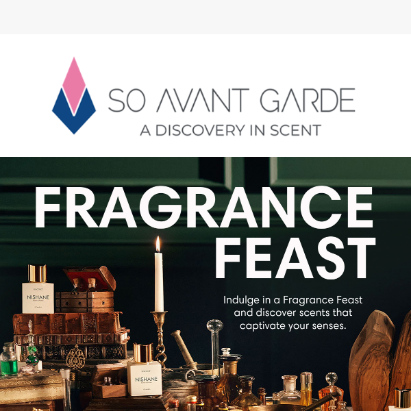 30% off select brands .🕯 Have a Fragrance Feast...