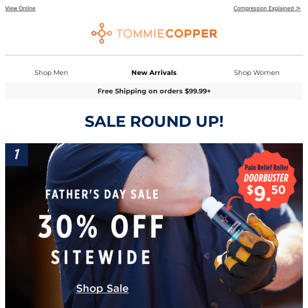 Father's Day Savings! 30% off Sitewide