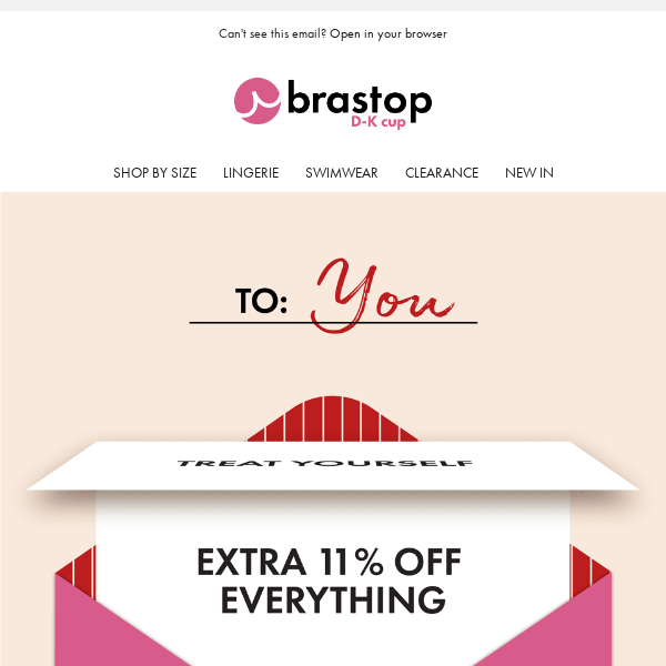 Just for you Brastop EXTRA 11% OFF EVERYTHING!