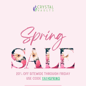 Limited-Time Offer on Crystals & More