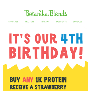 Hey Botanika Blends, It's Our Birthday! 🎂