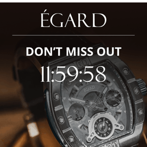 Ready to seal the deal Egard Watches? 😲