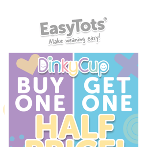 SAVE - Buy One Get One Half Price!