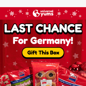 🥨 🍫 Last Chance to Gift a Germany Snack Box