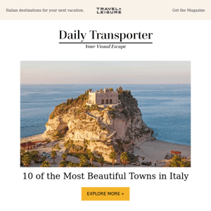 The Most Beautiful Towns in Italy