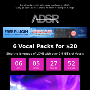 6 Vocal Packs for $20 - Includes Over 2.9 GB+ of Vocals