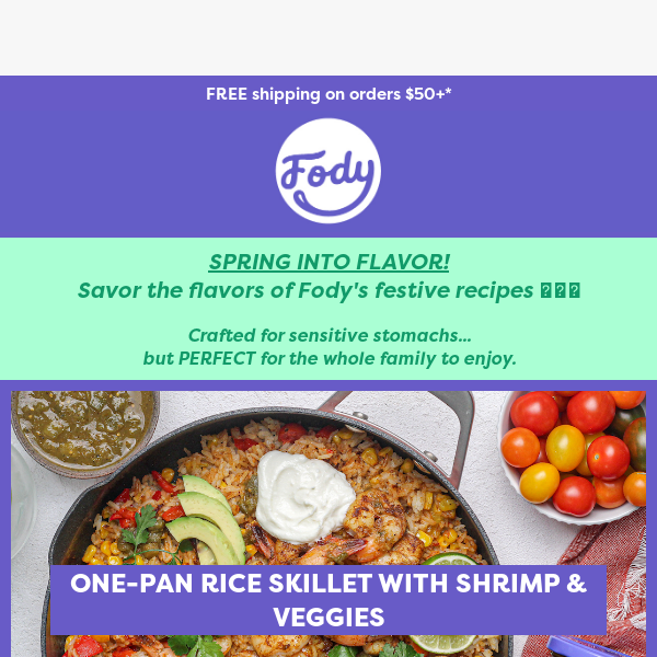 Spring has sprung with Fody's delicious recipes 🐰🌸