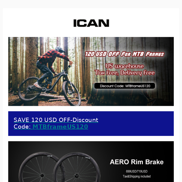 April Fool's Day Deal: Up to $120 Off on ICAN US Warehouse Products!