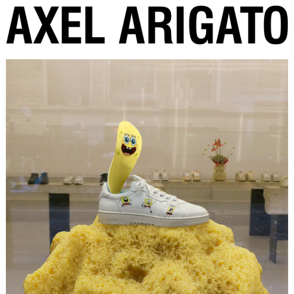 Introducing Axel Arigato x Nickelodeon SpongeBob SquarePants