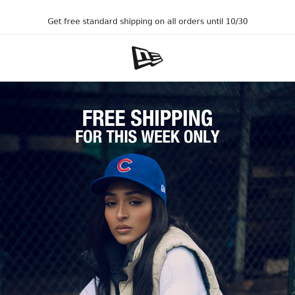 Starting now! Free shipping on all orders