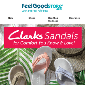 Clarks® Sandals for Comfort You Know & Love!