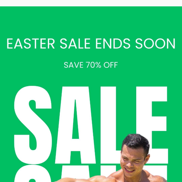 Save 70% OFF With Our Easter Sale 🐣