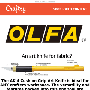 Got Fussy Cuts? Grab your Art Knife to Help!