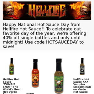 National Hot Sauce Day!! (Big Surprise in here!)